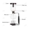 ITOP LRSCP 300/500ML Siphon Coffee Pot Set Glass Teapot Coffee Utensils Manual Coffee Machine Siphon Pot Siphon Coffee Tools