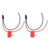 2pcs Mobile Radio Power Cord with Fuse for CDM1250 GM360 CM140 GM3188 GM3688 GM1280