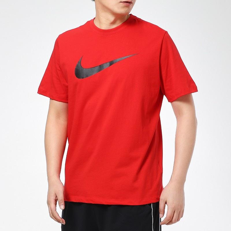 Nike MENS Sportswear Swoosh Casual Sports Short Sleeve Red Men's DC5095-657
