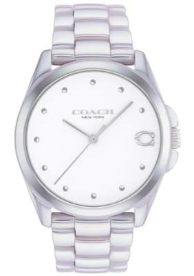 Повседневные часы Grayson 14504390 Белые [Coach] Женские [Товар]