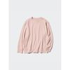 Uniqlo Футболка с круглым вырезом из флиса SofT KniT