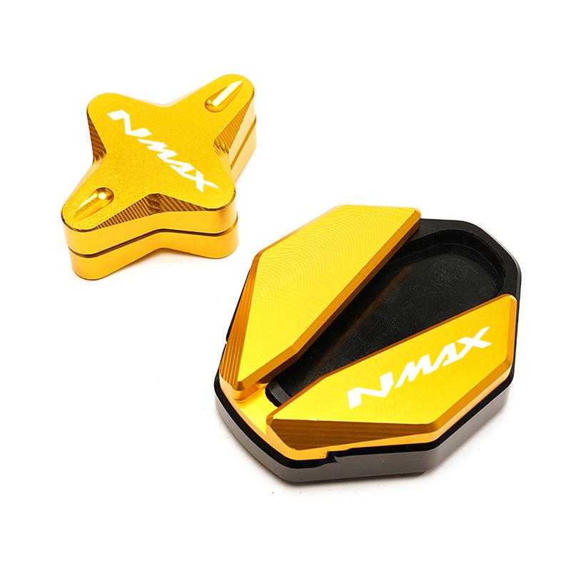 Soporte lateral CNC para motocicleta, almohadilla de extensión y soporte auxiliar NMAX155, para YAMAHA NMAX 155, 125, NMAX125, , , 2022