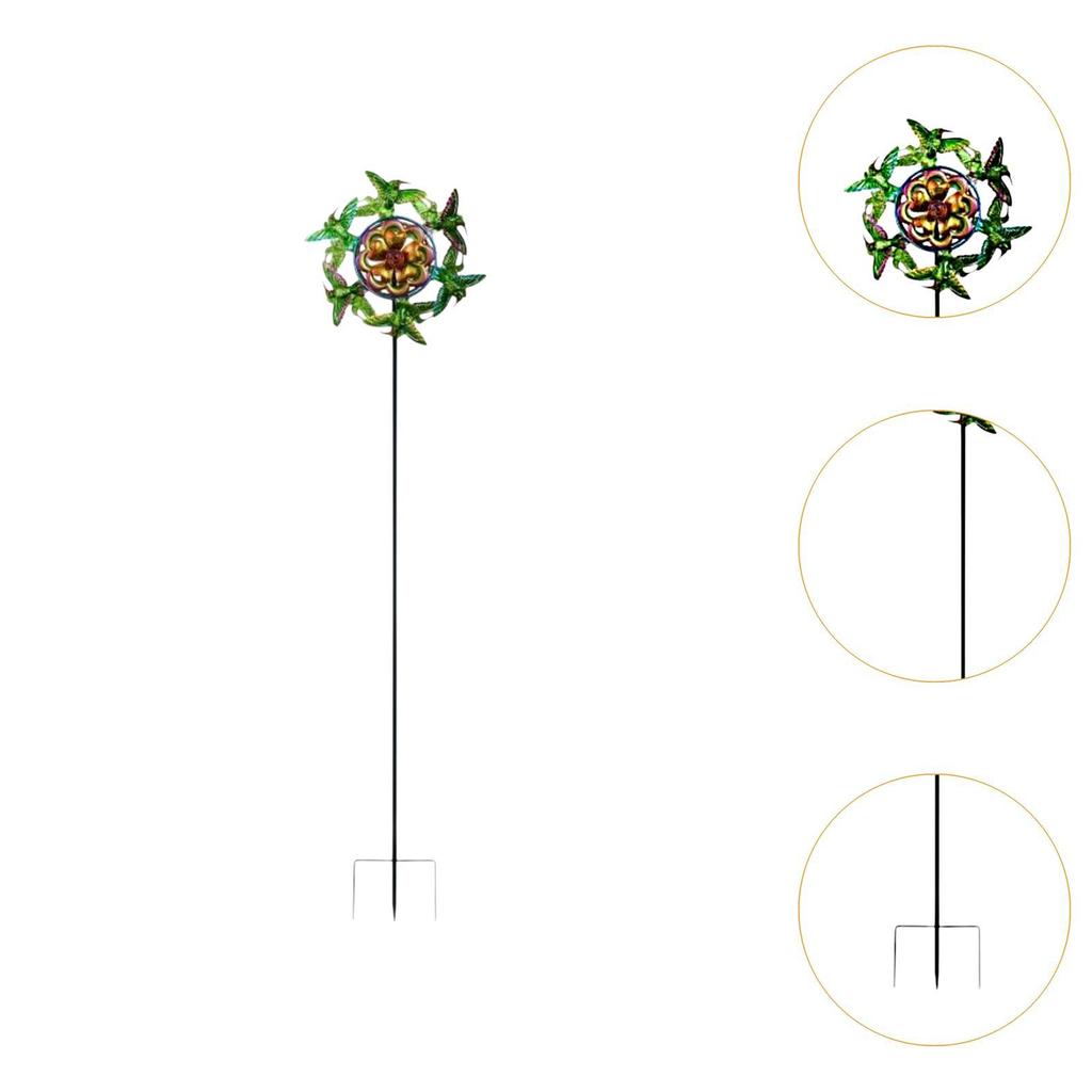 Wind Spinners Crafts Creative Double Side Colorful Home Decor Outdoor Wind Sculptures for Backyard Outside Patio Lawn Deck