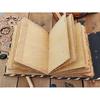 Vintage Leather Journal Grimoire Spell Book Third Eye Wicca Pegan Notebook for Travel Sketchbook Men Women Best Gift