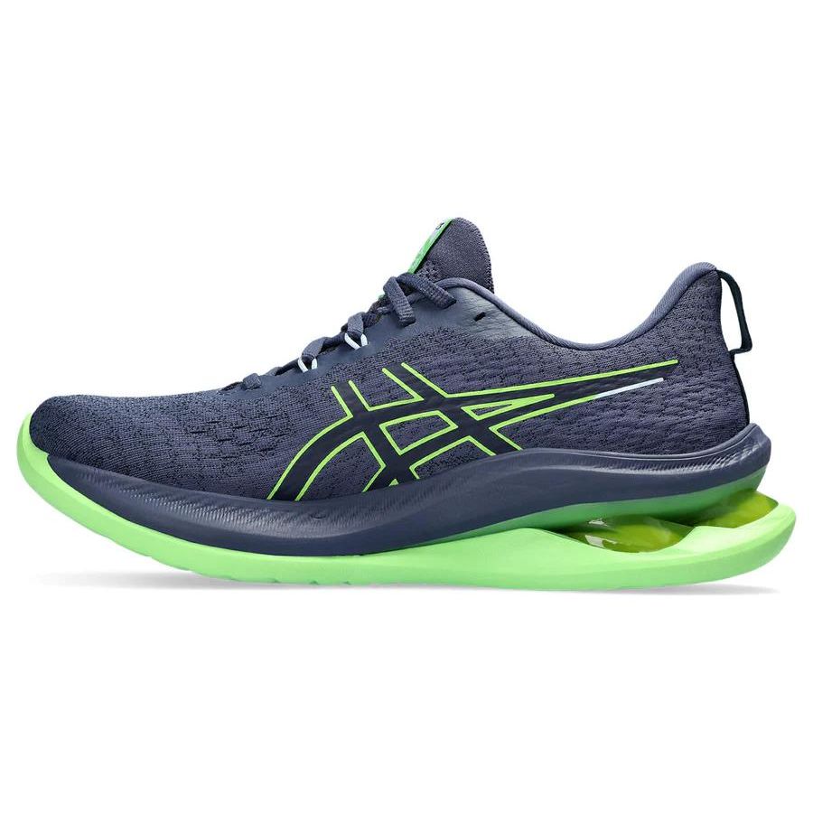 Asics Gel Kinsei Max Thunder Blue Electric Lime Men Sneakers 1011B696-401