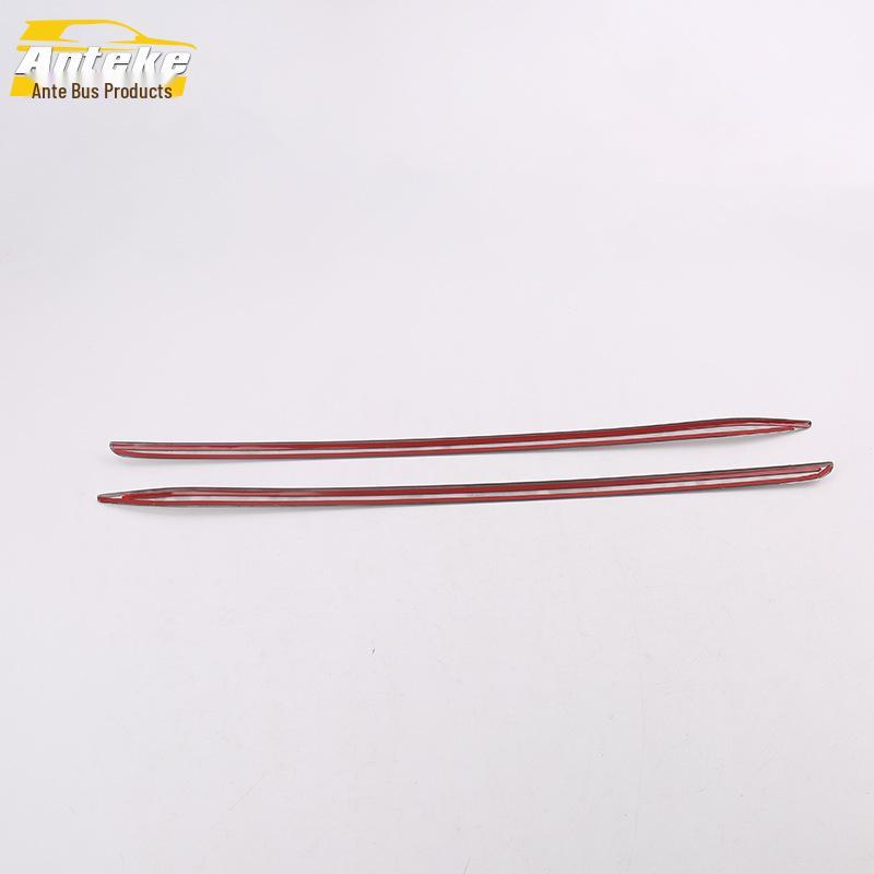 Sagitar Front Windshield Trim: Fits 19 Models, Bright Strip Patch Accessories