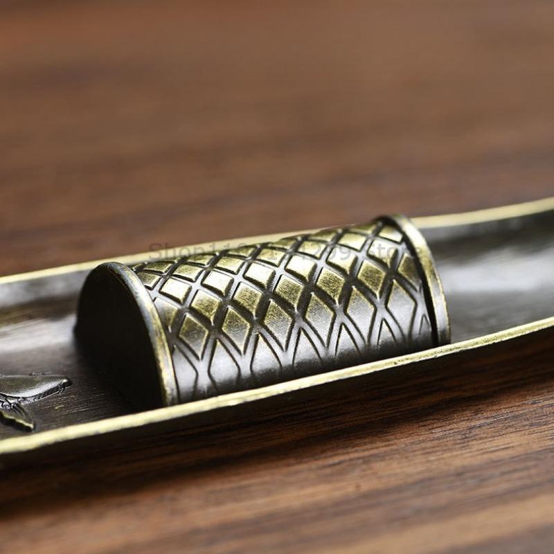 Креативная подставка для благовоний Ароматерапевтическое украшение Подставка для благовоний Лодка Старики рыбачат Японский стиль Подставка для аромапалочек Домашний декор