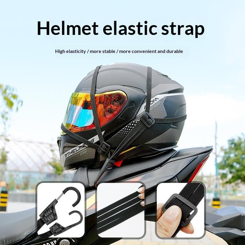 Universal Elastic Rope Motorcycle Luggage Strap Helmet Fixed Strap Rope Net Tension