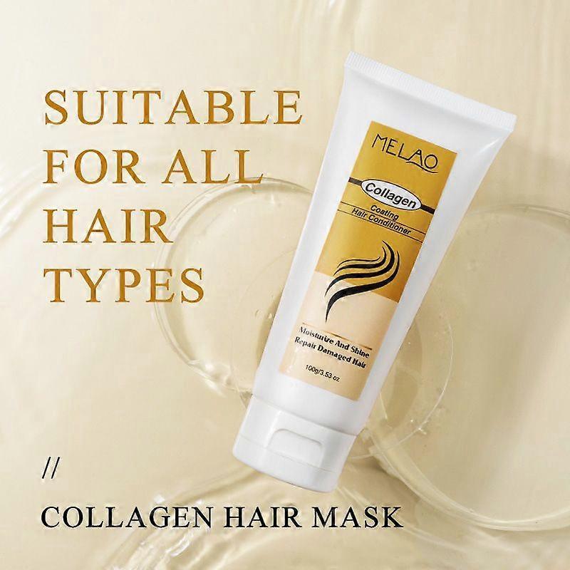 Collagen hair mask 100ml hair care nourishing soft scalp nutrition conditioner collagen hair mask