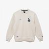 New Era Mlb La Dodgers Team Logo Sweatshirt Oatmeal 14742018