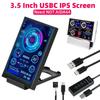 3,5-дюймовый компьютерный маленький дополнительный экран IPS полный угол обзора USB-C корпус дополнительный подэкран компьютерный монитор