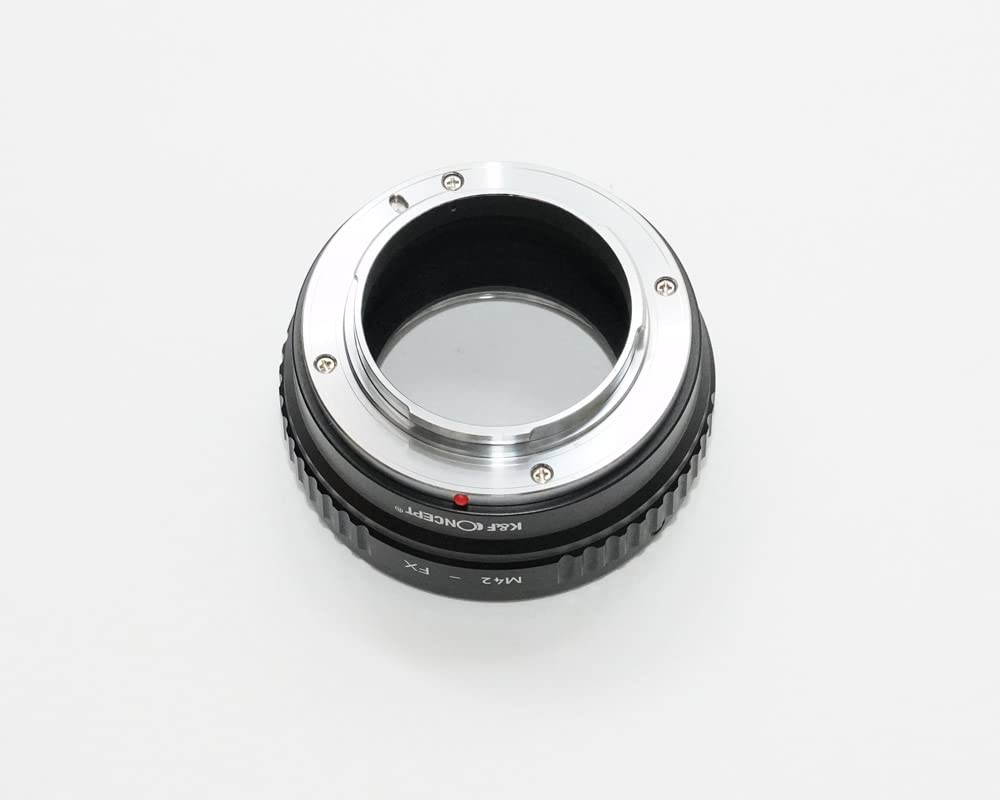Адаптер крепления M42 к креплению Fuji X FX с салфеткой для объектива Версия 2 K&F m42-fx2 (КФФХ)