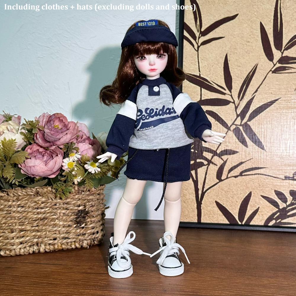 Милый модный 30 см одежда Красивый осенне-зимний стиль 1/6 BJD Набор одежды Свитер Пальто Повседневное платье Подарок для девочки