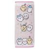 Chiikawa Face Towel, "Nakayoku Issho" (Together with Friends), Colored Reverse, 100% Cotton, Antibacterial and Odor Resistant, 0775039300