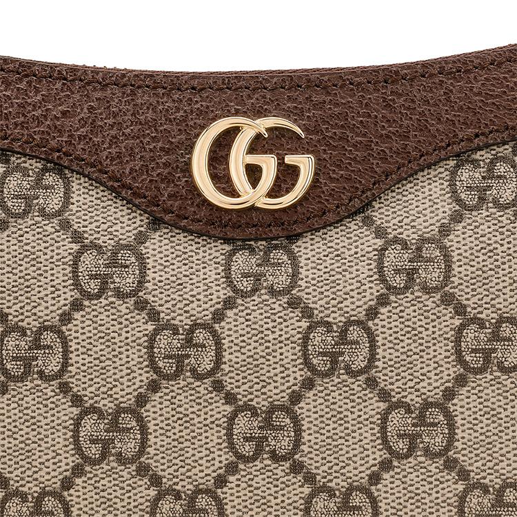 Gucci Сумка Ophidia Small Бежевый/Эбеновый Supreme Женские Сумки на плечо Коричневый 735145-KAAAD-8358