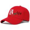 Unisex Rose Letter Embroidery Baseball Caps Spring and Autumn Outdoor Adjustable Casual Hats Hip Hop Hat Sunscreen Hat
