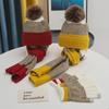 Warm Velvet Winter Hat, Scarf & Gloves Set for Medium To Large Children