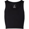 On Studio Cut-Out Crop Fashi Versatile Moisture-Wicking Sleeveless Tank Women Tops Black 1WF10570553