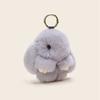 Adorable Classic Plush Rabbit Fur Keychain Accessory For Stylish Girls Gifts