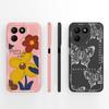 Для Tecno Pova 7 Pro Ultra Neo Camon 40 Premier Spark 30 40 40C Чехлы для телефонов Красивый узор с цветами Мягкий силиконовый Нескользящий чехол Для корпуса Tecno