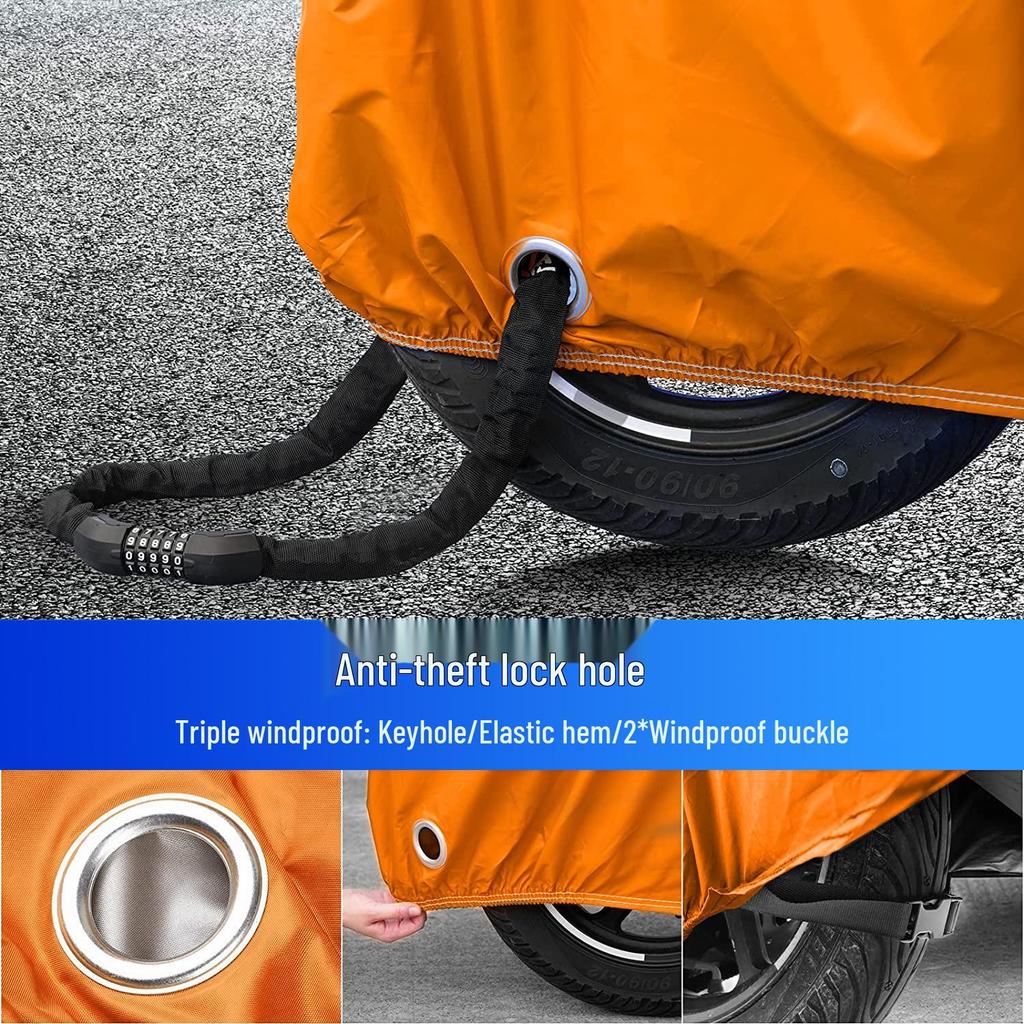 Чехол для мотоцикла и электровелосипеда из ткани Оксфорд: Защита от дождя, пыли и солнца