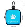 Полиэстеровый мешочек для лакомств для дрессировки собак с застежкой-молнией, портативная сумка для перекусов для питомцев для прогулок и дрессировки