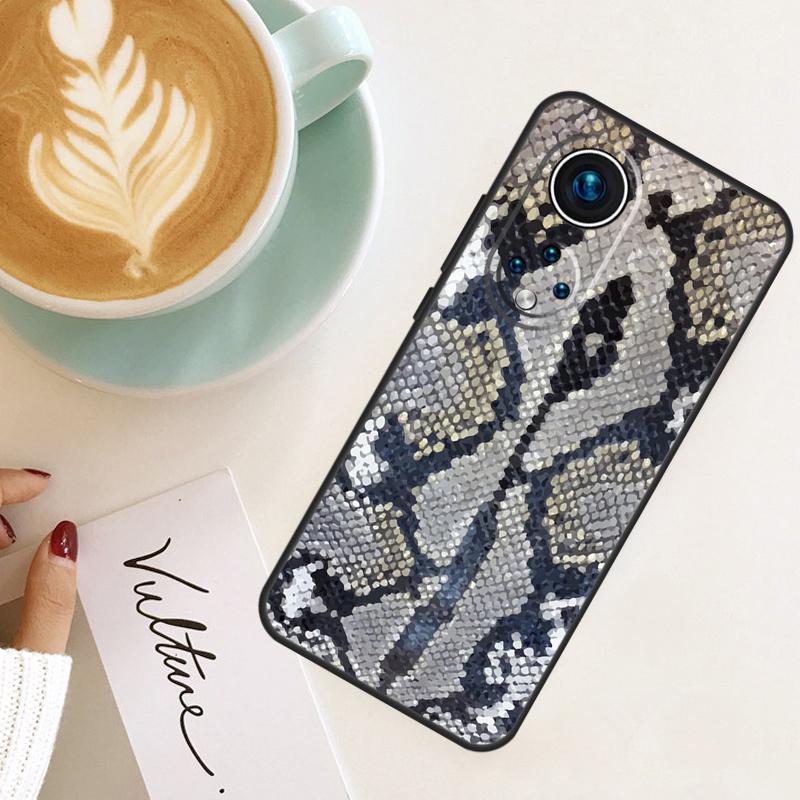 Змеиная Кожа Для Huawei P40 P20 P30 P60 Pro Nova 5T 9 P Smart Honor Magic5 Lite 50 70 90 X8 X8a Чехол