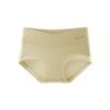 Sexy Mid Waist Underpants for Women's Seamless Stomach Shrinking Mulberry Silk Antibacterial Large Breathable Briefs
