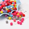 Soft 18/25mm Jewelry Accessories Kids Toy Multicolor Sewing Craft Fluffy Ball Plush Ball DIY Handmade Material Clothing Decoration Pompom  Accessories