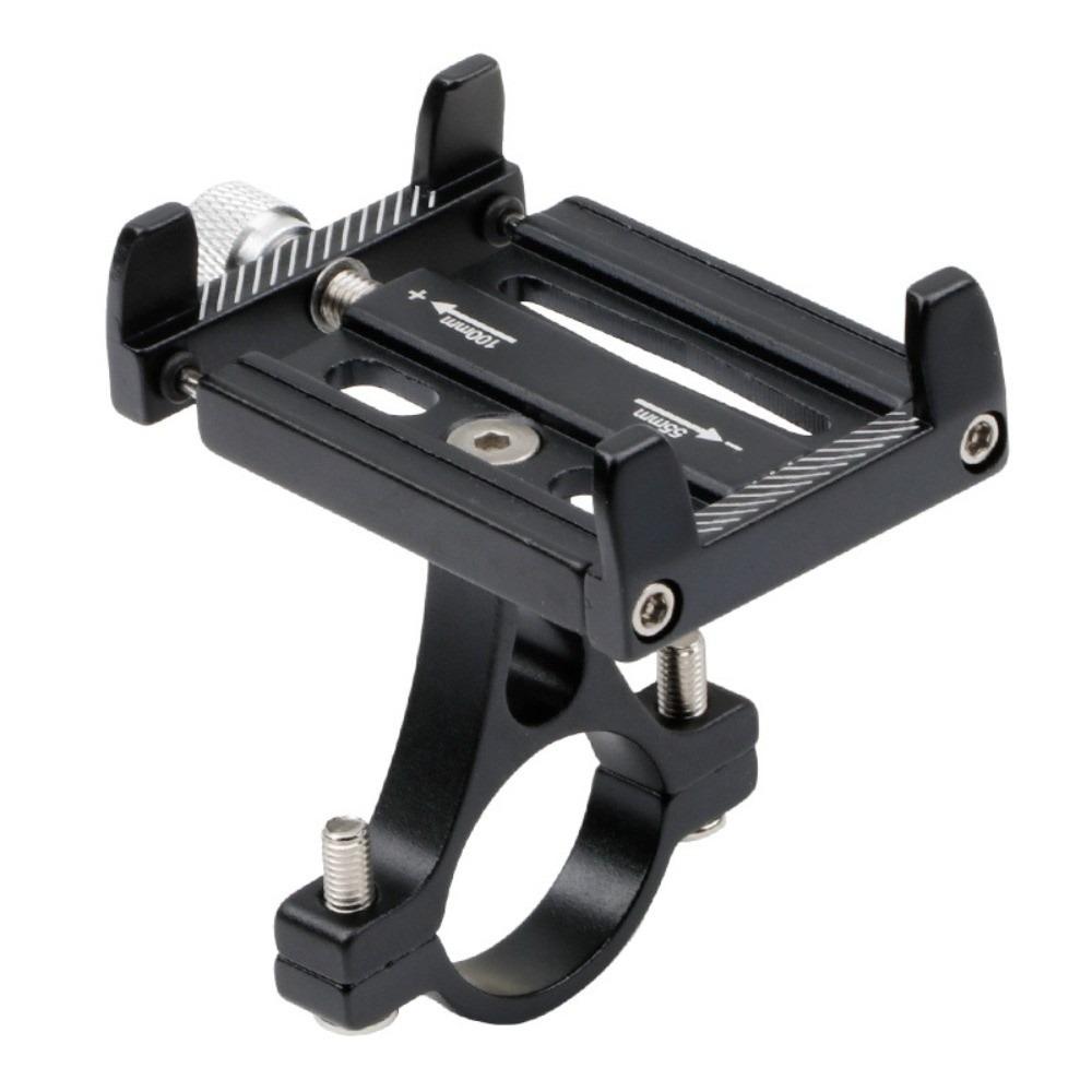 Black Bicycle Phone Holder Adjustable Handlebar Phone Holder Motorcycle Phone Mount  Bicycle Riding