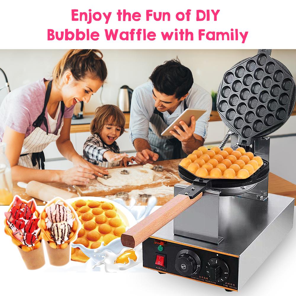Пузырьковая вафельница мощностью 1400 Вт. Вафельница. Утюг. Готовность менее чем за 3 минуты. Съемный поддон для капель, электрический.
