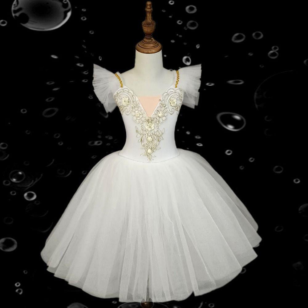 Sequin Ballet Tutu Modern Princess Dress Fashion Performance Clothes Children