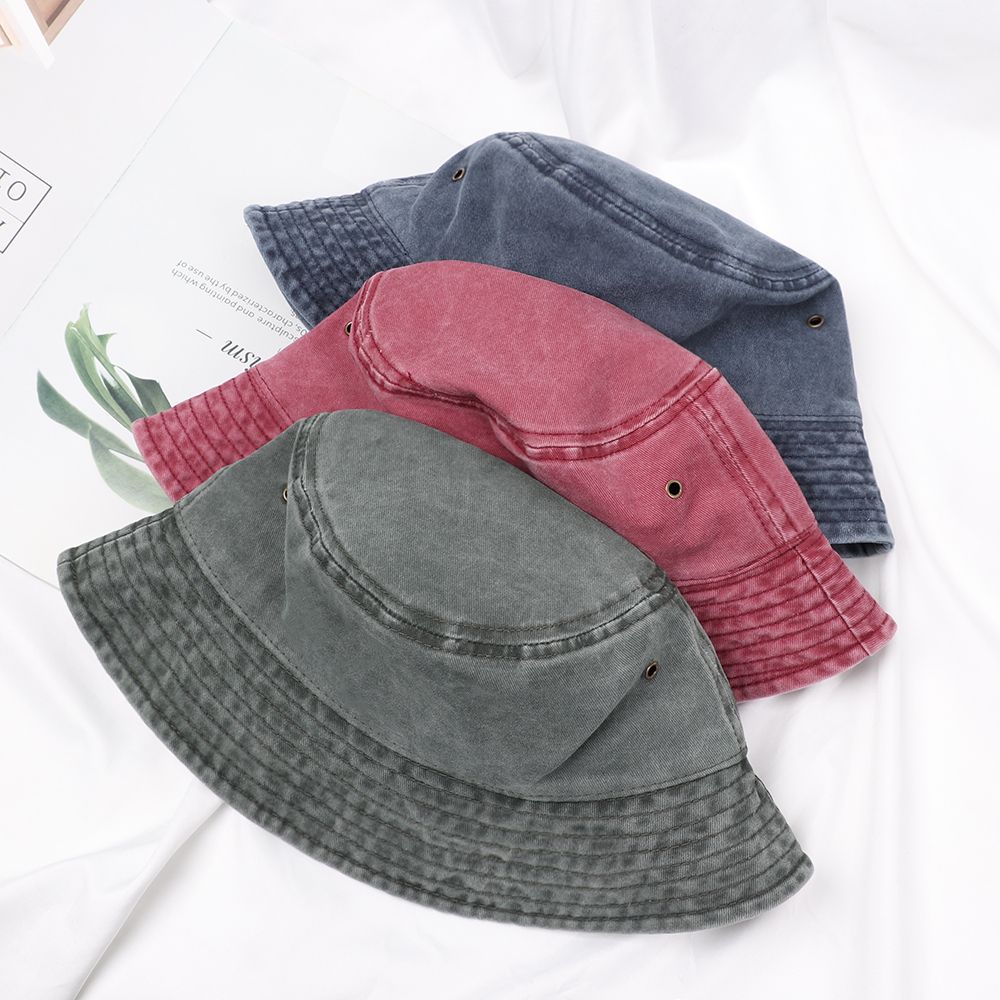 Fashion Women Men Casual Cotton Sun Hat Fisherman Cap Bucket Hat Foldable