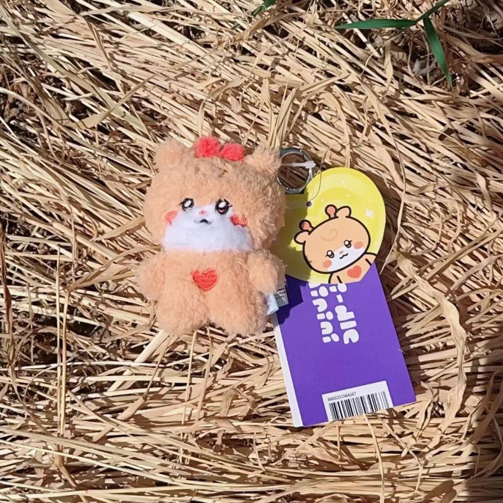 Kpop (G)I-DLE Album I SWAY KLAXON Cartoon Plush Doll Keychian Soyeon Miyeon Minnie Peripheral Bag Pendant Tabletop Ornament