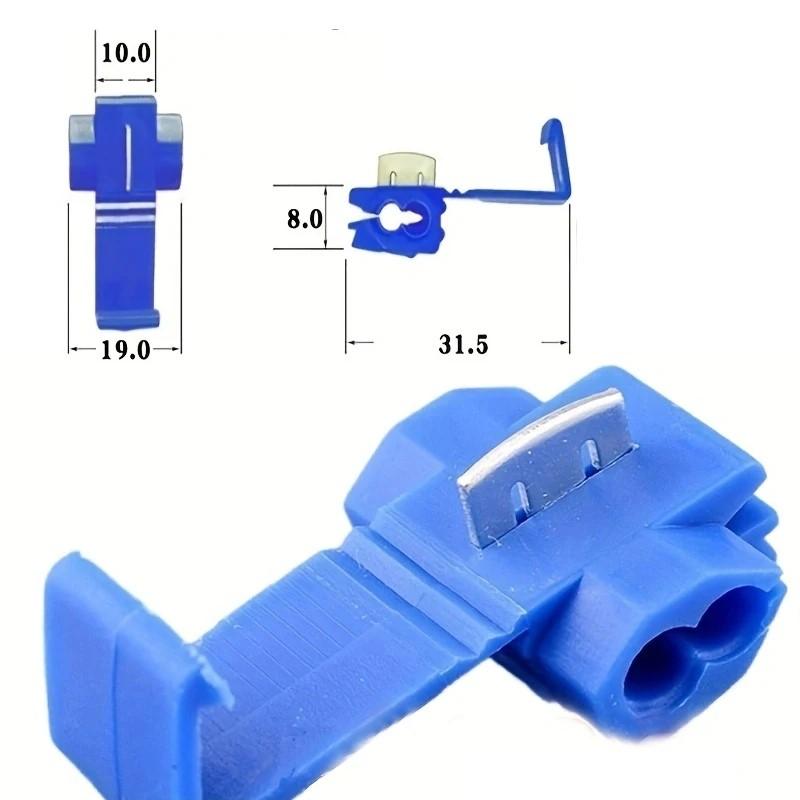 50 шт. Проводные кабельные соединители Scotch Lock Электрические быстрозажимные клеммы Обжимные Неразрушающие Без разрыва линии