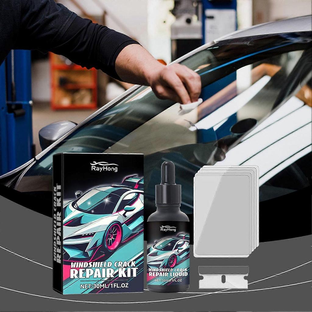 Upgrade Windshield Cracks Repair Kit, Instant Fix Chips & Cracks, Cars Glass Repair Kit for Car Care