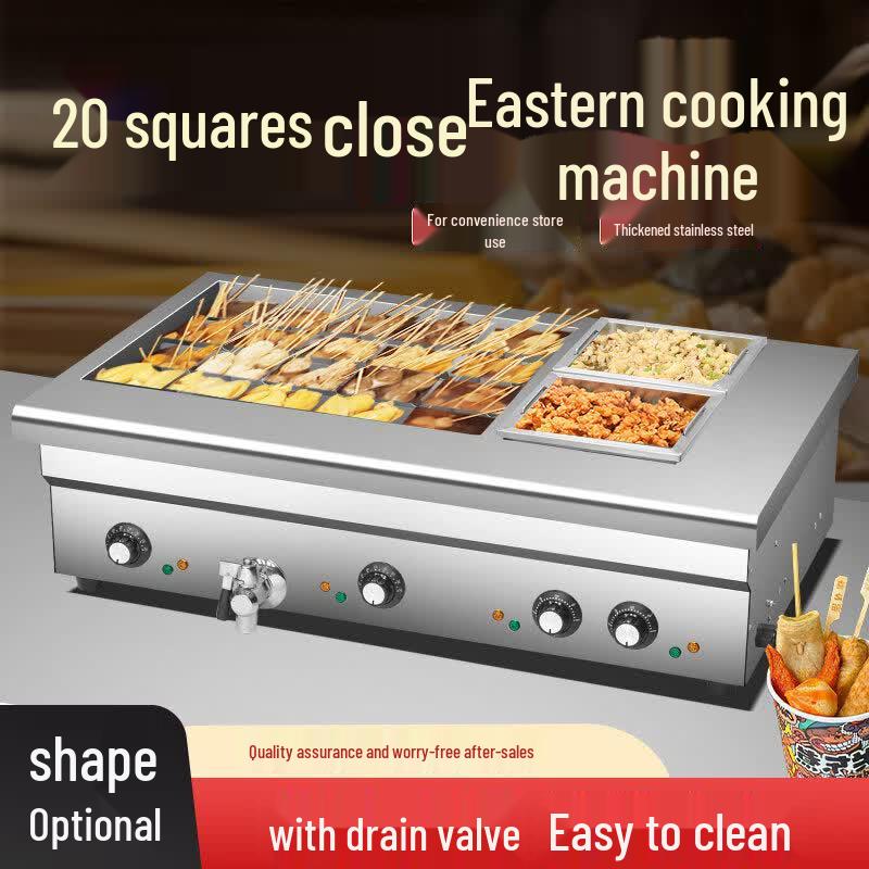 Electric Multi-functional Commercial Hot Pot & Fryer