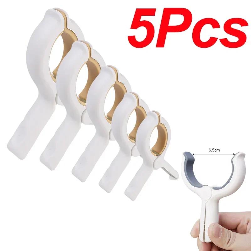 Набор из 5 нескользящих пластиковых зажимов для полотенец на шезлонгах и пляжных полотенцах