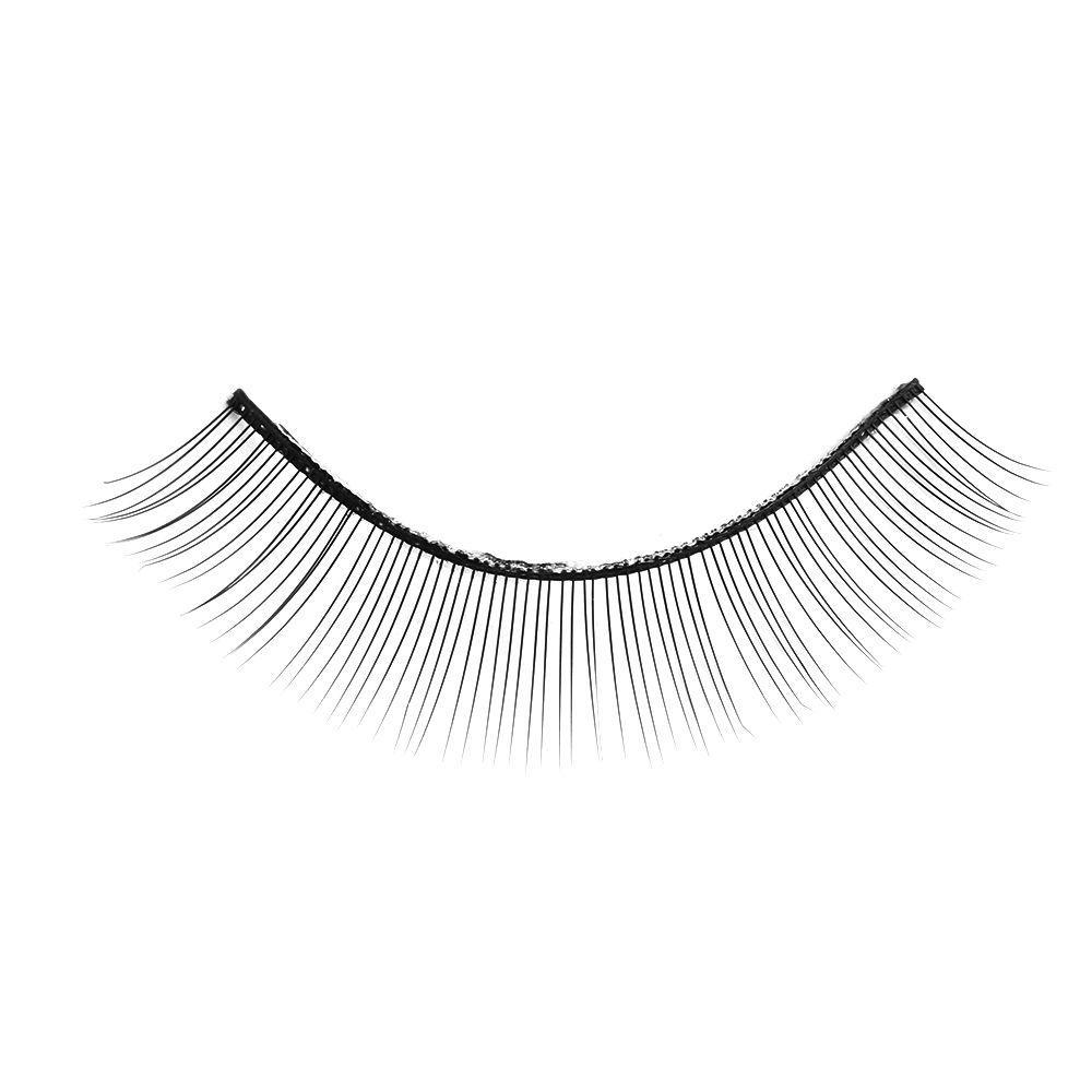 10 Pairs Natural Handmade Soft False Eyelashes Extension Tools Makeup Practice Training Lashes