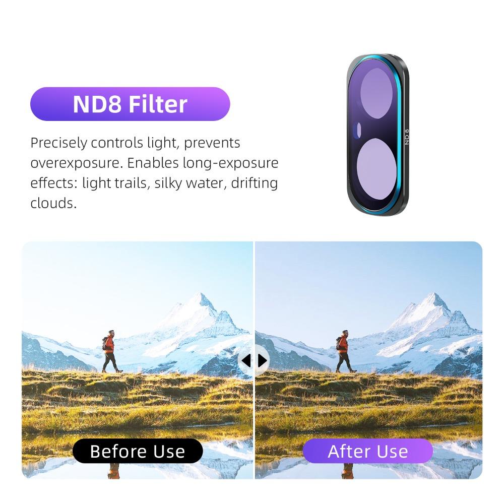 Adjustable ND2-32 Filters Kit CPL Lens Protector for Insta360 Luna Ultra Gimbal Camera Accessories