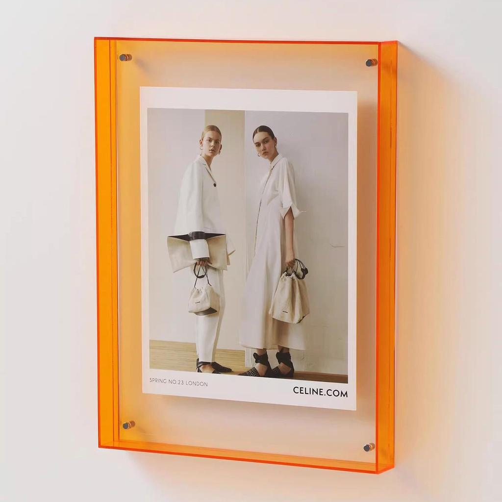 Premium Multi-Color Acrylic Photo and Art Display Frame - A4 Size