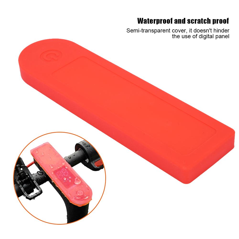 Universal Waterproof Silica Gel Display Panel Cover for Xiaomi Electric Scooter M365(Red)