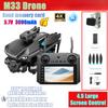 2025 M33 MAX Drone Professional 4K/6K/8K Camera Aerial FPV Brush Avoiding Obstacle with 4.5‘’ Large Screen Remote Control Folding Dron 5km