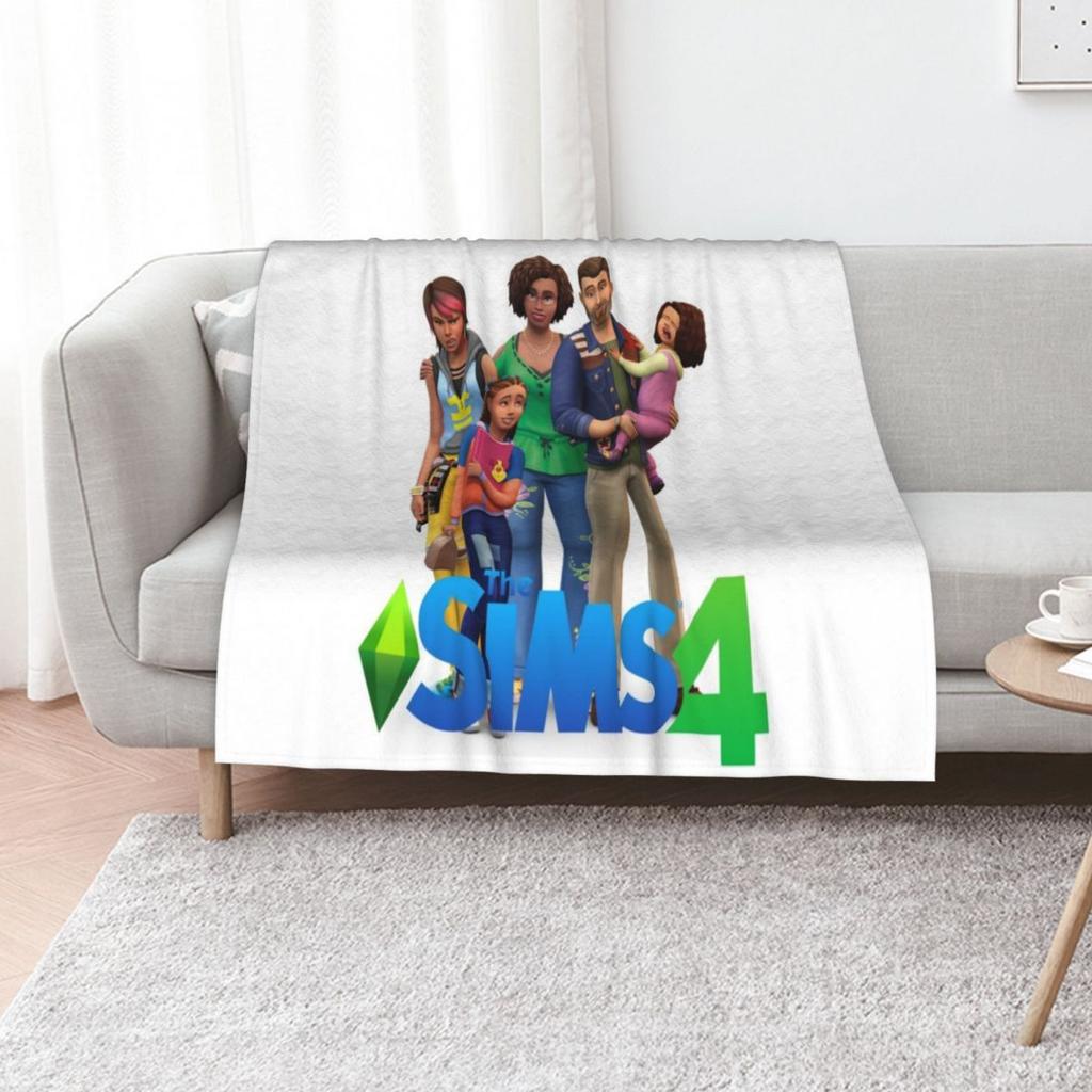 The Sims 4 Parenthood Throw Blanket Soft Cozy Blanket for Pet Kids Adults