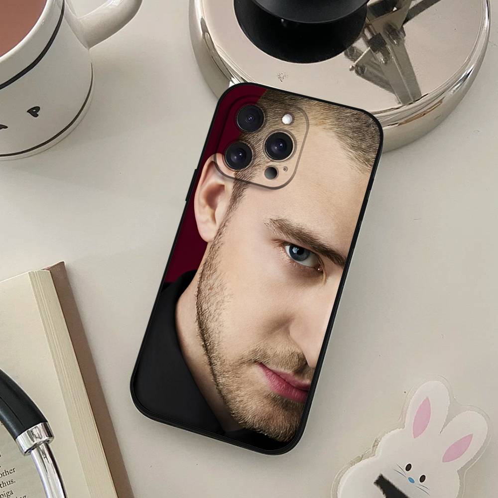 Чехол для телефона Justin Timberlake для iPhone 17 16 15 14 13 12 11 X XR XS Plus Pro Max Mini Мягкий черный чехол