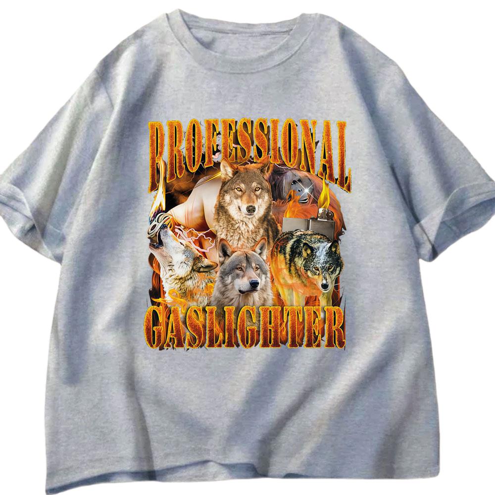Houston We Have Many Interesting Raccoon Tshirts for Men and Women Casual Cotton Street Y2K Mens Tshirts