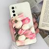 Для Oppo A15 A15S A16 A16S A17 A17K A35 A58 чехлы для телефонов красивые синие бабочки цветы узор прозрачный силиконовый противоскользящий корпус для Oppo Shell