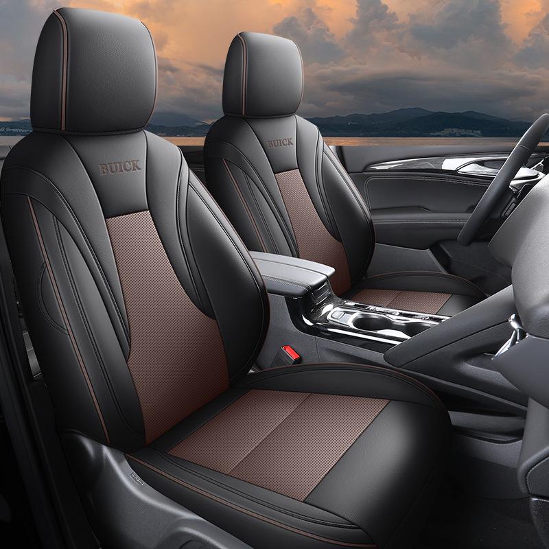 Buick Envision S Leather Car Seat Cushion - Universal Fit for All Seasons, 5-Seater
