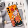 Hip-hop Comic Character Sticker  Phone Case For Samsung Galaxy A73,A72,A71,A70,A53,A52,A51,Soft Silicone Black Cover