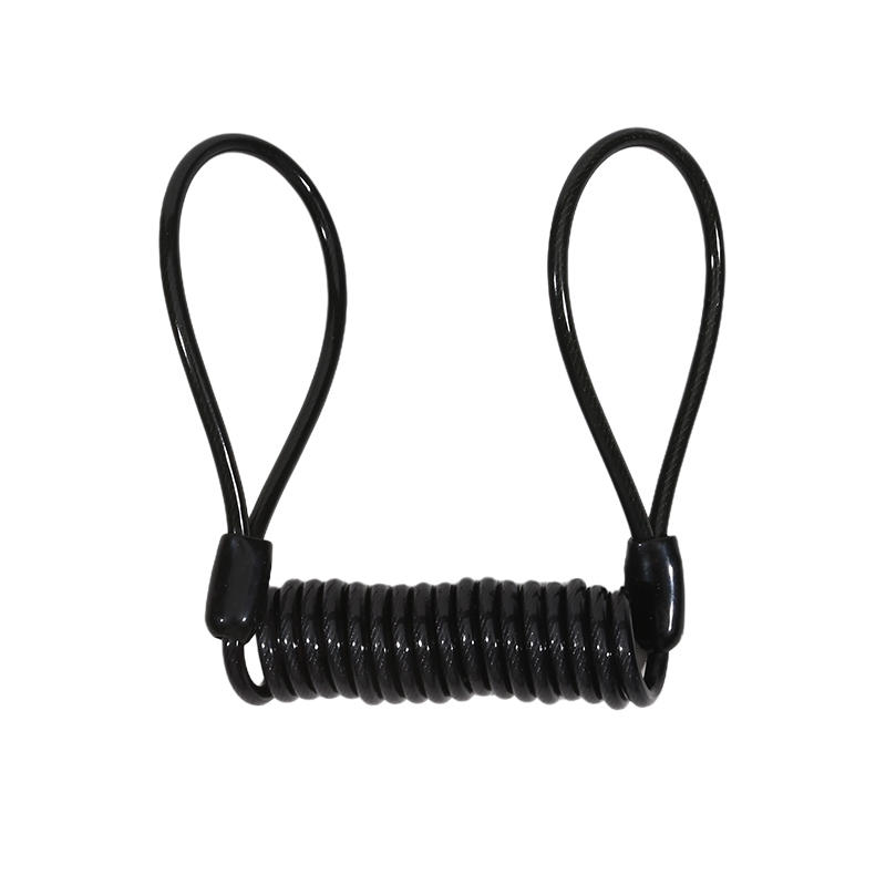 Motorcycle Helmet Reminder Spring Cable Lock Anti-Theft Rope Disc Lock Bicycle Security Theft Protection Travel Wire Rope
